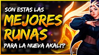 ¿Las MEJORES RUNAS para la NUEVA AKALI? Probamos con SOBRE LA MARCHA!