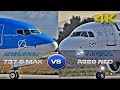 Airbus A320 Neo VS Boeing 737-8 MAX [4K]