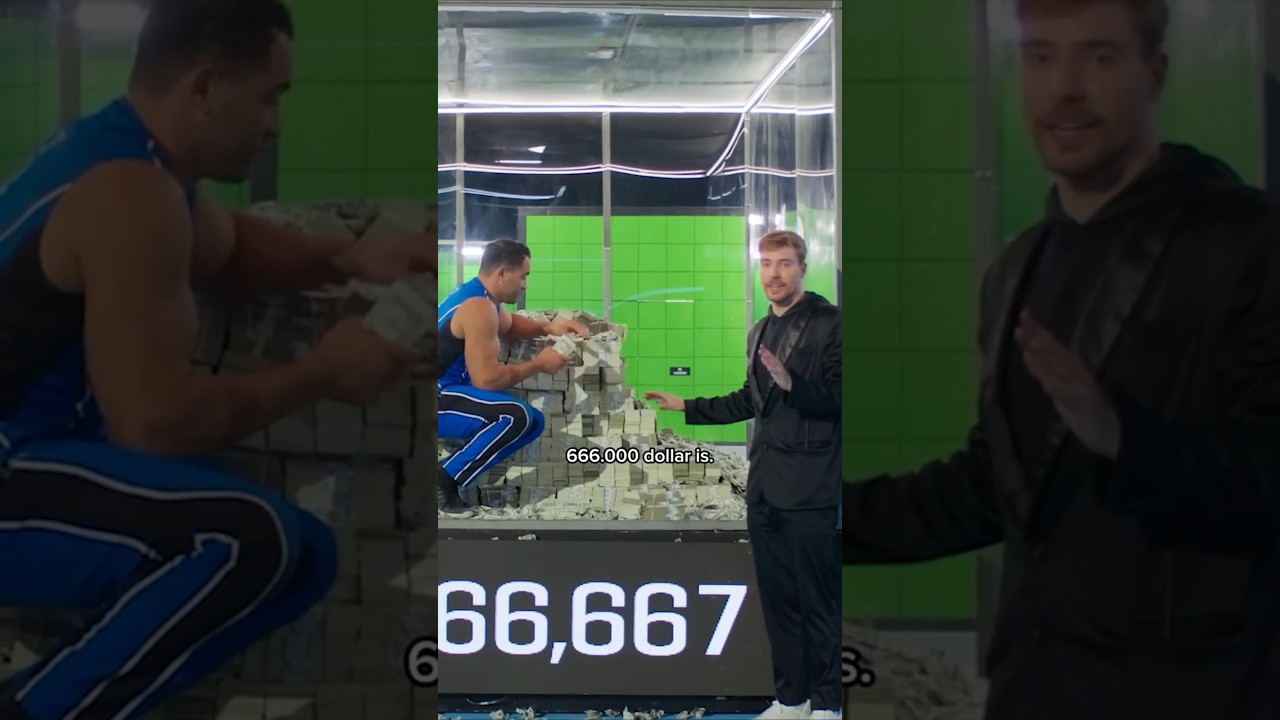 Neemt Tyler al het geld? 🤑 #beastgames #mrbeast
