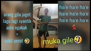 Orang gila joget lagu lagi syantik  auto ngakak boz 🤣  #PART 1