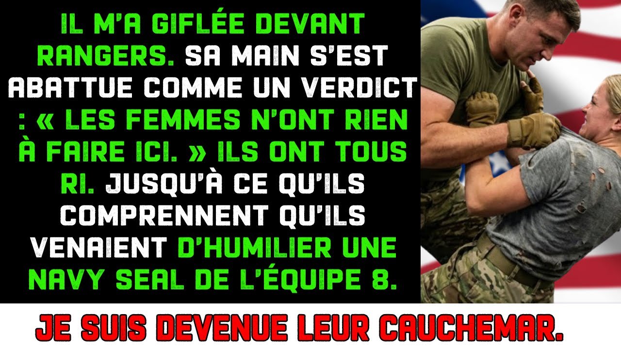 On m'a giflée devant tout le monde, et je me suis relevée. Le sergent-chef Derek Van pensait humilier une simple technicienne de maintenance. Il ne savait pas qui j'étais vraiment. Il m'a fait...