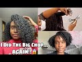 I DID THE BIG CHOP.... AGAIN!! | My First Natural Hair Salon Visit + Curly Cut | BEAUTYBYAJ