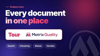 Document Library and Hierarchy in an eQMS | Matrix Quality