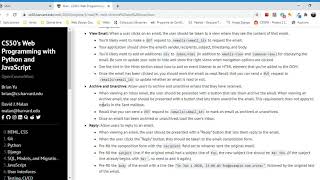 CS50 Web Programming  Mail Project 3