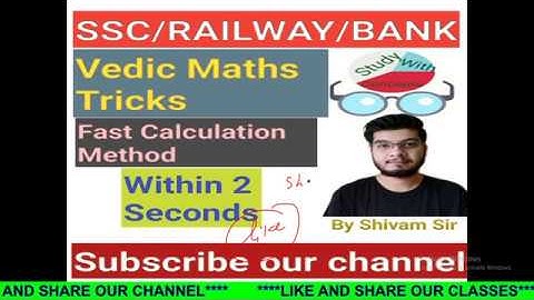 Vedic Maths Trick to find square of any number whose unit digit is 5