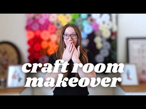 I MOVED!! Set up my new yarn room with me