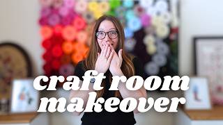 I MOVED!! Set up my new yarn room with me