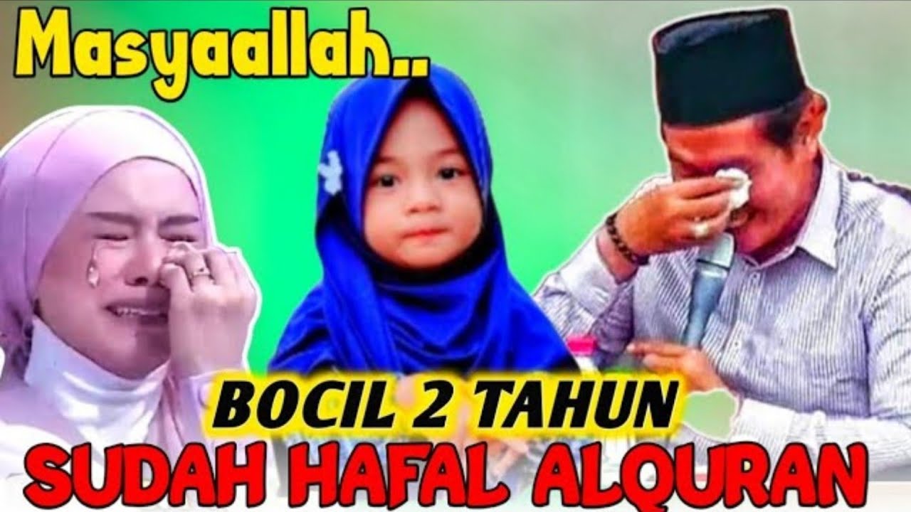 Pecah tangis abah anza bocil lucu hagal alquran, jemaah bikin haru