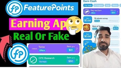 Feature points app se paise kaise kamaye | feature points app | online earning apps
