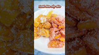Xoài sấy dẻo vị dừa, vị dâu, dẻo ngon, thơm mùi dừa, ngọt tự nhiên #food #mukbang