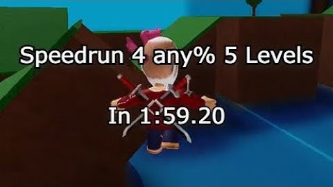 Speedrun 4 any% 5 Levels in 1:59.20 (Retimed 1:59.30)