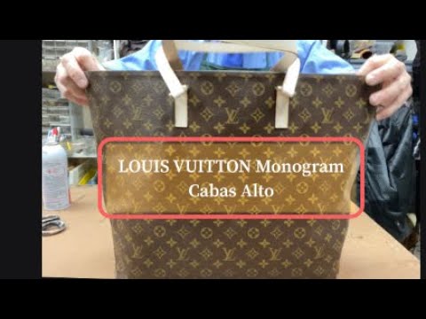 LOUIS VUITTON Monogram Canvas Cabas Alto Shoulder Bag