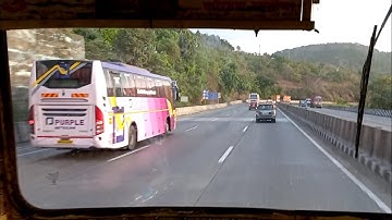 MSRTC : Eicher Laalpari Highspeed Overtakes In Khandala Ghat Enroute Mumbai