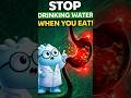 Stop Drinking Water While Eating? 😲 | Digestion Truth Explained by Bubbly