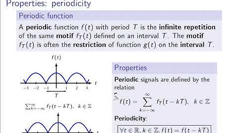 Signals and systems: video 2 Continuous time signals