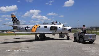 Classic Fighters' Restored F-86 Sabre Engine Run May 3, 2021