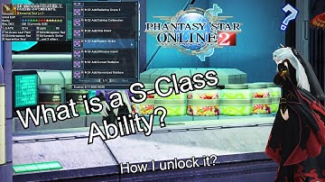 PSO2 S-Class Abilities