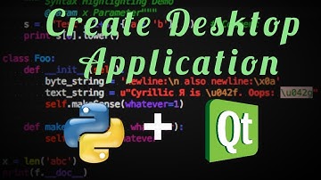 PyQt5 Tutorial - Installation and Create your first Project