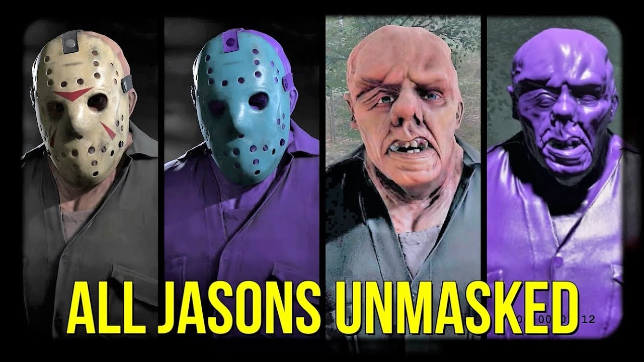 TOP 10 JASONS UNMASKED (Jason without Mask) Jason sin Mascara - YouTube