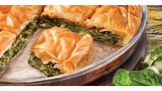 GREEK SPINACH PIE-ΣΠΑΝΑΚΟΠΙΤΑ ΜΕ ΔΥΟ ΦΥΛΑ, ΠΟΛΥ ΝΟΣΤΙΜΗ!