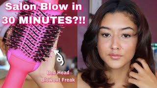 Bed Head Blow Out Freak One-Step Dry &amp; Volume Booster REVIEW! (Better than Revlon?!)| Lisaslife