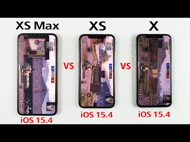 iPhone XS MAX vs iPhone XS vs iPhone X PUBG TEST in 2022 | Which is Best For GAMING in 2022?