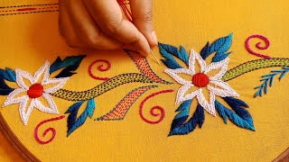 Hand Embroidery Designs Patterns Tutorial,Phulkari Borderline Embroidery-65,Nokshi Kantha Stitch-172