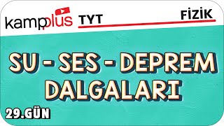 Su - Ses - Deprem Dalgaları - TYT Fizik 29.Gün | #kampplus #YKS2024