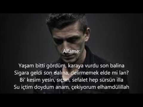 Allame - Yak Gemilerini feat. 9Canlı, Eypio, Yener Çevik (Sözleriyle)