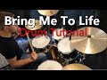 Bring Me To Life Drum Tutorial - Evanescence