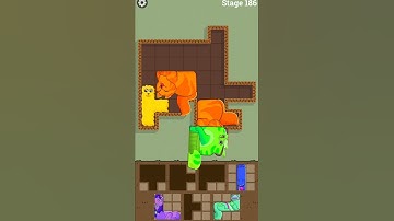 Puzzle Cats - Gameplay Walkthrough (iOS & Android) Stage 186 #shorts #funny #games