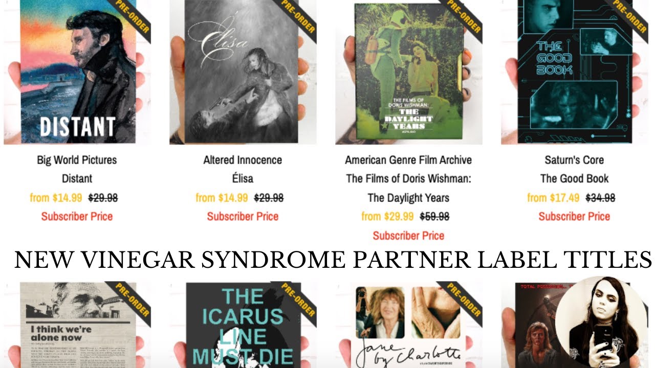 VINEGAR SYNDROME PARTNER LABELS ANNOUNCE NOVEMBER TITLES! My Reaction
