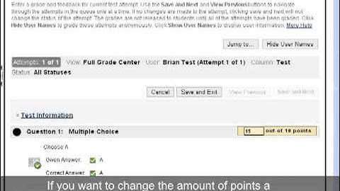 Intro to Blackboard Grade Center