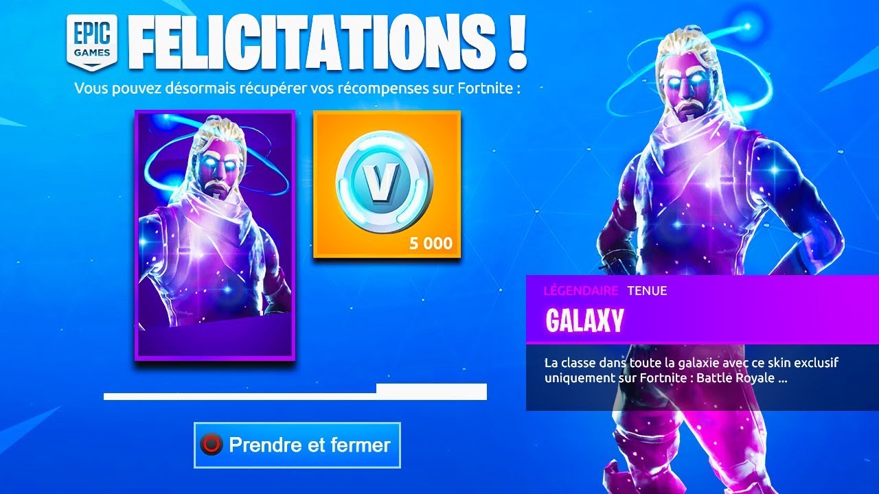 VOICI 3 FAÇONS D'AVOIR LE SKIN GALAXY "GRATUITEMENT" SUR FORTNITE