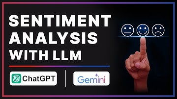 Sentiment Analysis Project with LLM | Chatgpt & Gemini API
