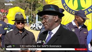Cele hands over more than 130 vehicles to forensic service units