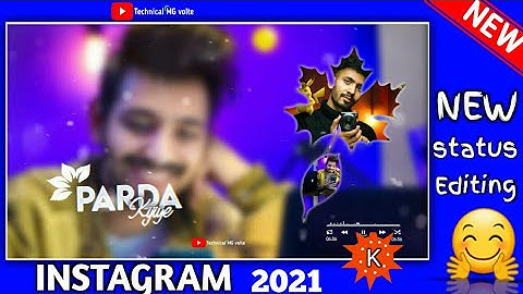 Kinemaster status video editing 2021 | whatsapp status kaise banaye  | स्टेटस कैसे बनाए 2021