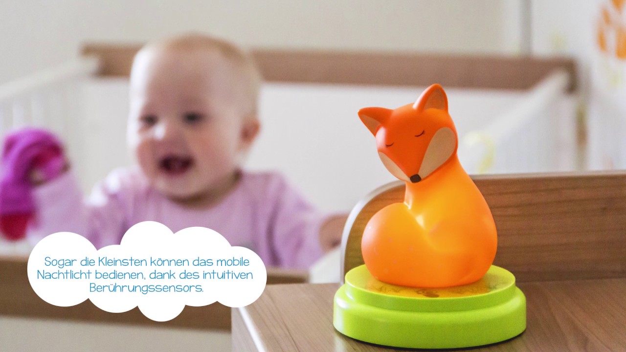 ANSMANN Mobiles Nachtlicht Fuchs