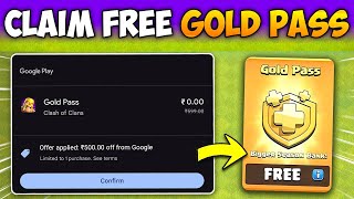 Claim FREE Gold Pass with Google Special New Offer in Clash of Clans || SCRUMPTIOUS ANUBHAV