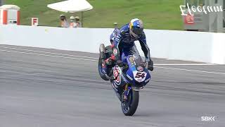 Stoppie motorcycle rl no MotoGP muito louco.