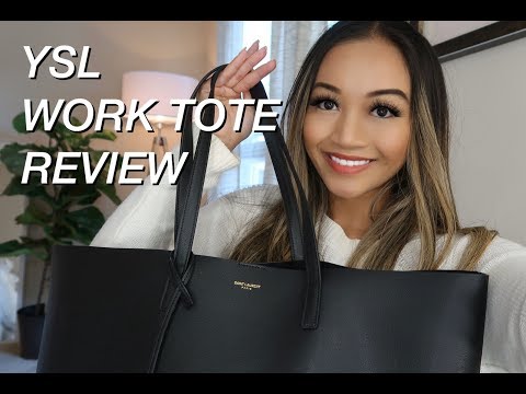 YSL/SAINT LAURENT TOTE WORK BAG REVIEW 