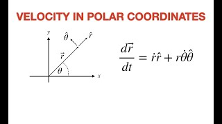 Velocity in Polar Coordinates