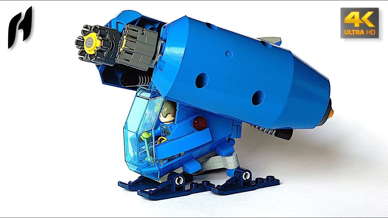 Futuristic Gunship (MOC - 4K)