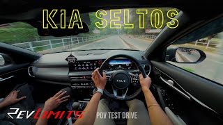 2023 KIA SELTOS GTX Plus TURBO DCT | 1.5L 157.81 Bhp | POV Test Drive #88 | RevLimits |