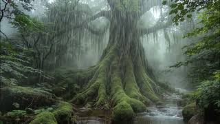 Moss &amp; Starlight 🌌 Deep Forest Space Ambient • 0 BPM Non Stop Drift