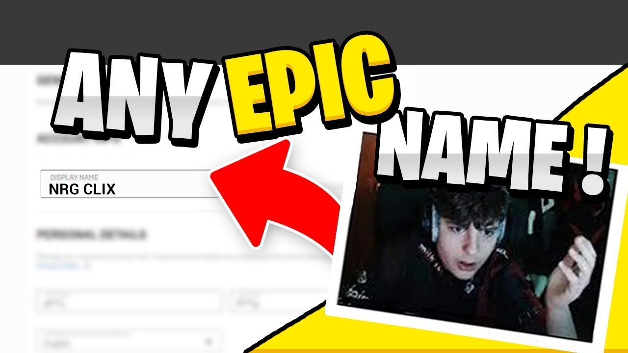 How To Get ANY *OG* Epic Name In Fortnite (NEW WORKING METHOD!) - YouTube