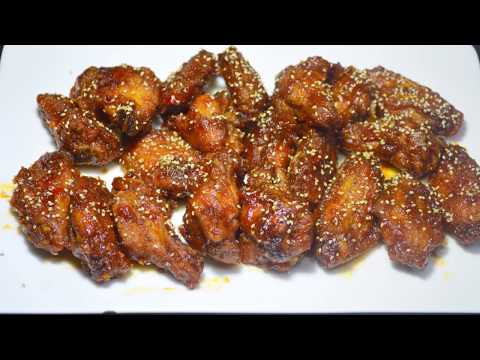 Sweet Spicy Garlic & Ginger Chicken Wings|ChickenWings|Sticky Chicken Wings Recipe