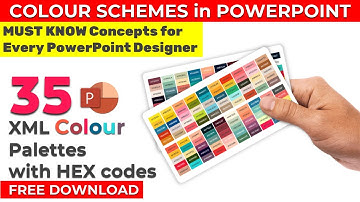 11.Custom Color Schemes in PowerPoint + Free download 35 XML Color Palettes