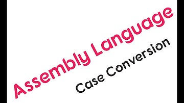 Case conversion | Assembly Language Program