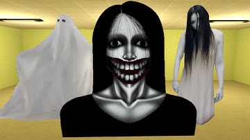Kuchisake Onna, Kayako Saeki And Ghost Real in The Hole Nextbot Gmod